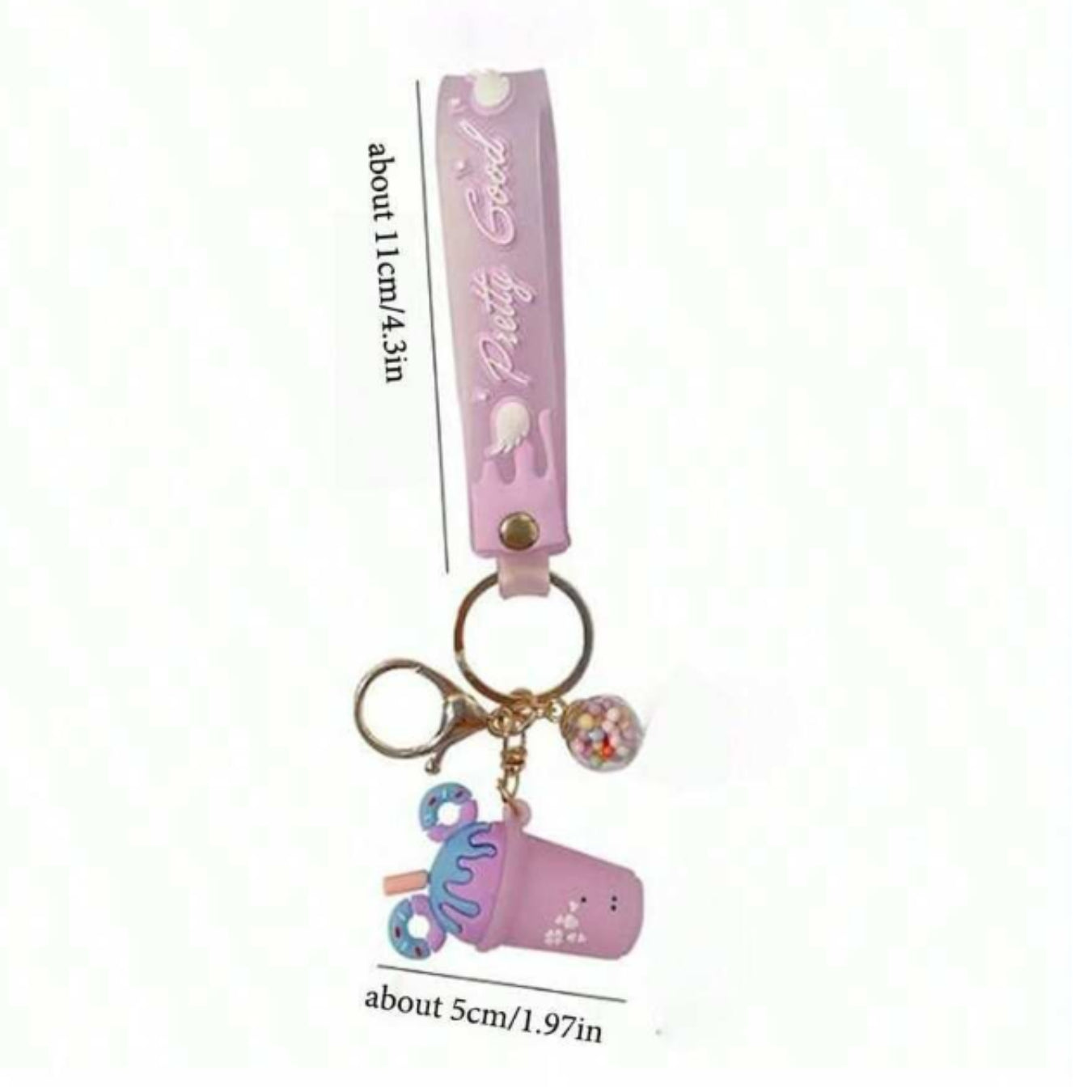 Yellow Milk Tea Keychain