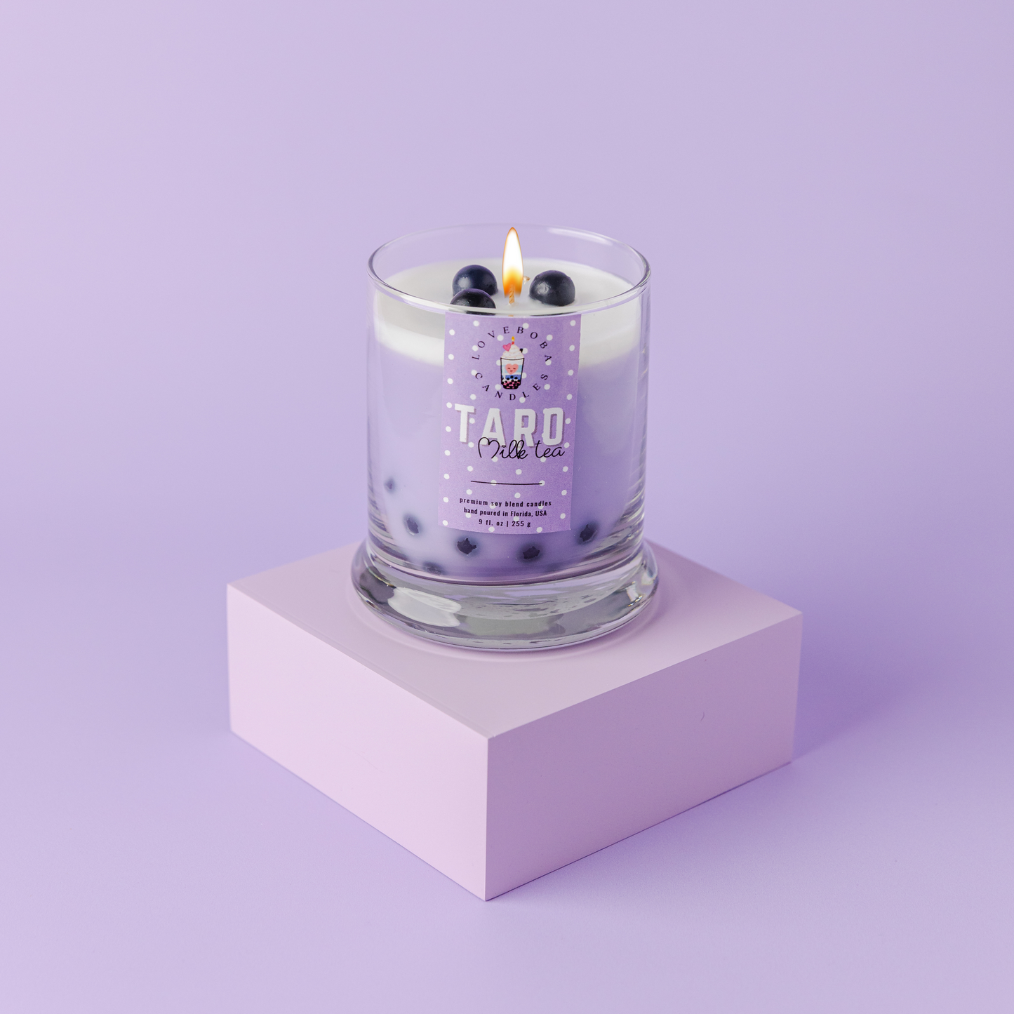 Taro Milk Tea Candle