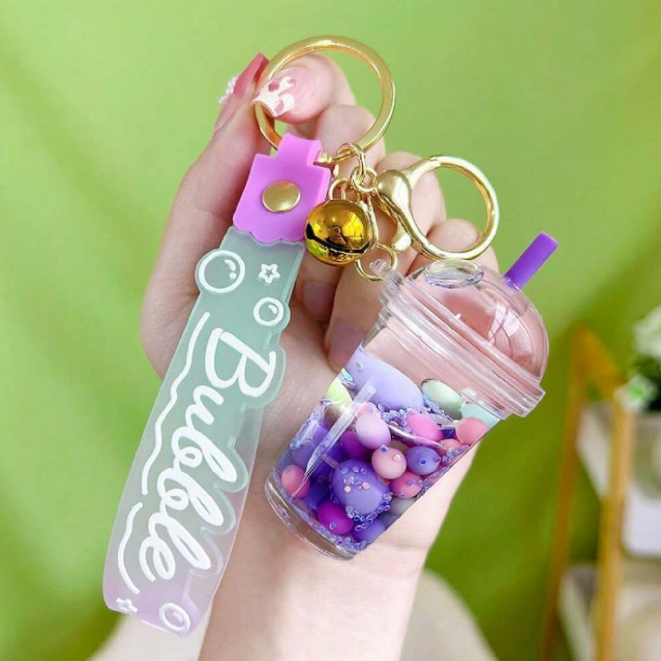 Bubble Milk Tea Keychain