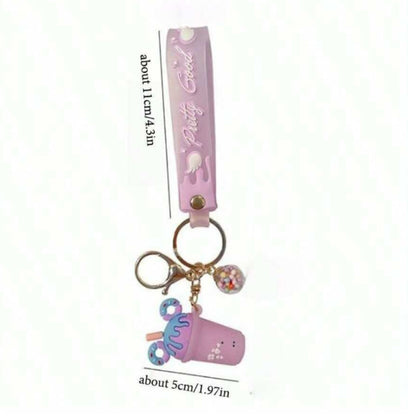 Purple Milk Tea Keychain