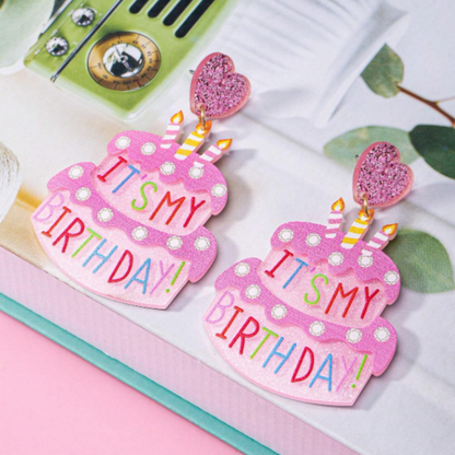 Birthday Cake Earrings