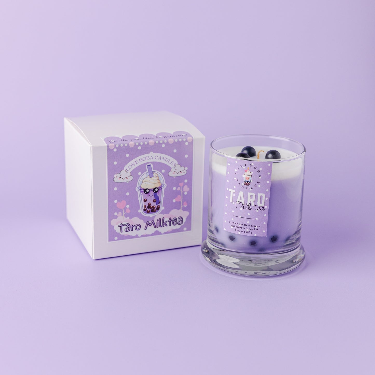 Taro Milk Tea Candle